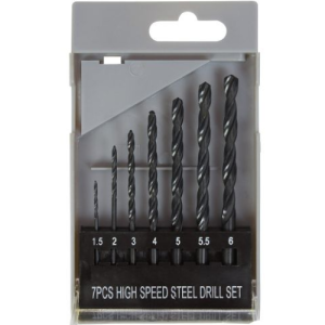 7pc HSS Drill Set for metal