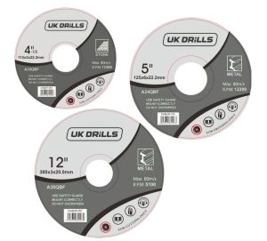 25 x Metal Cutting Discs - 115mm x 1mm x 22.2mm